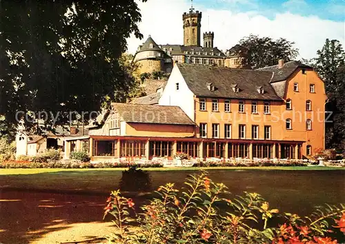 AK / Ansichtskarte Diez_Lahn Hotel Waldecker Hof Schloss Schaumburg Diez_Lahn