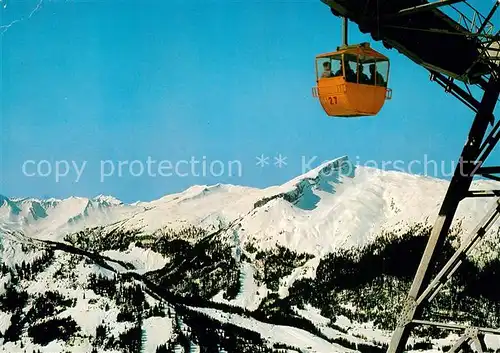 AK / Ansichtskarte Riezlern_Kleinwalsertal_Vorarlberg Kanzelwandbahn mit Schwarzwassertal Steinmanndl Hoch Ifen Alpenpanorama Riezlern_Kleinwalsertal