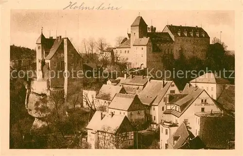 AK / Ansichtskarte Hohnstein_Saechsische_Schweiz Jugendburg Hohnstein Hohnstein_Saechsische