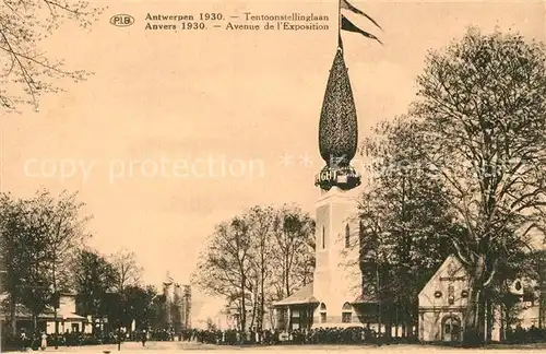 AK / Ansichtskarte Exposition_Internationale_Anvers_1930 Avenue de l Exposition 
