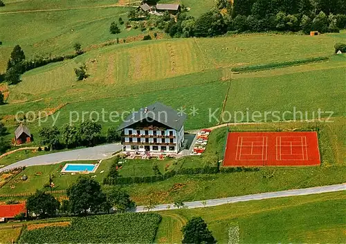 AK / Ansichtskarte Semriach Semriacherhof Tennisplaetze Fliegeraufnahme Semriach