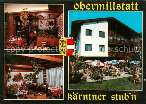 AK / Ansichtskarte Obermillstatt_Kaernten Restaurant Cafe Kaerntner Stub n Obermillstatt_Kaernten