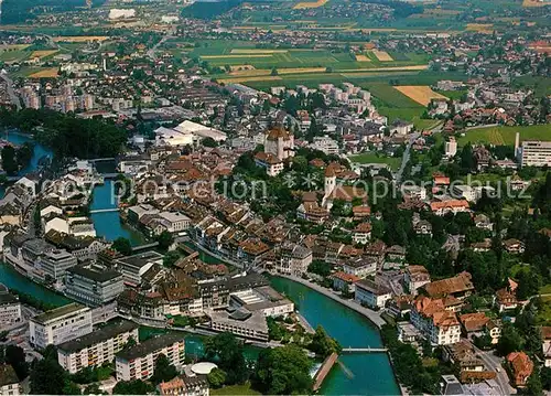 AK / Ansichtskarte Thun_BE Fliegeraufnahme Thun_BE