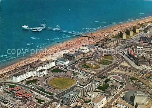 AK / Ansichtskarte Scheveningen Fliegeraufnahme Luchtopname Pier Scheveningen