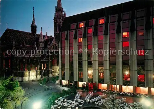 AK / Ansichtskarte Budapest Hilton Hotel Matthias Church Budapest