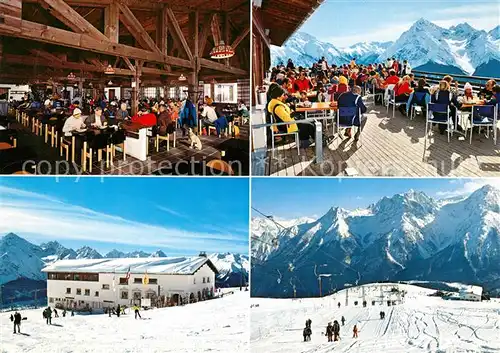 AK / Ansichtskarte Bad_Scuol Restaurant Charpenna Motta Naluns Winter Bad_Scuol