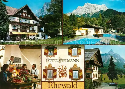 AK / Ansichtskarte Ehrwald_Tirol Hotel Spielmann Ehrwald Tirol