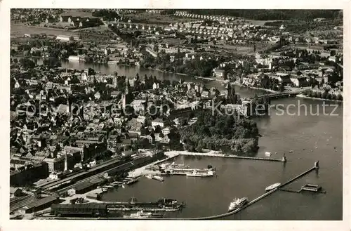 AK / Ansichtskarte Konstanz_Bodensee Fliegeraufnahme Konstanz_Bodensee