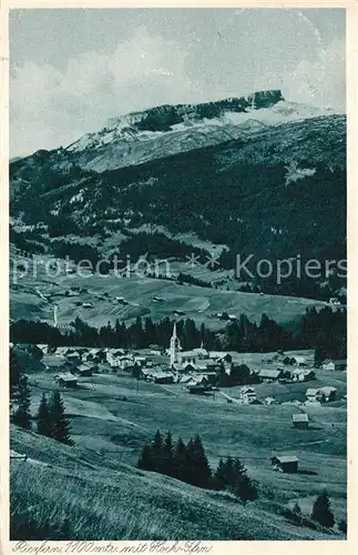 AK / Ansichtskarte Riezlern_Kleinwalsertal_Vorarlberg mit Hoch Ifen Riezlern_Kleinwalsertal