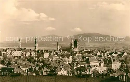 AK / Ansichtskarte Zittau Panorama Zittau