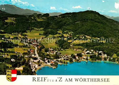 AK / Ansichtskarte Reifnitz_Woerthersee Fliegeraufnahme Reifnitz Woerthersee