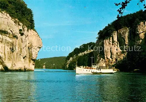 AK / Ansichtskarte Motorschiffe Rheinpfalz Donaudurchbruch Weltenburg 