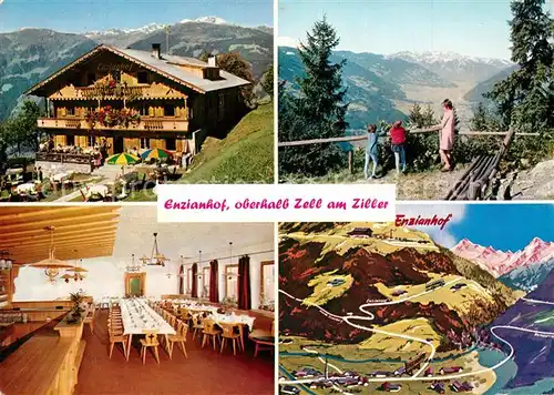 AK / Ansichtskarte Zell_Ziller_Tirol Alpengasthof Enzianhof Zell_Ziller_Tirol