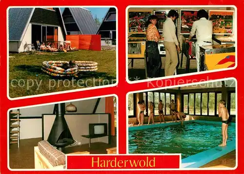 AK / Ansichtskarte Zeewolde Bungalowpark Harderwold Hallenbad Zeewolde