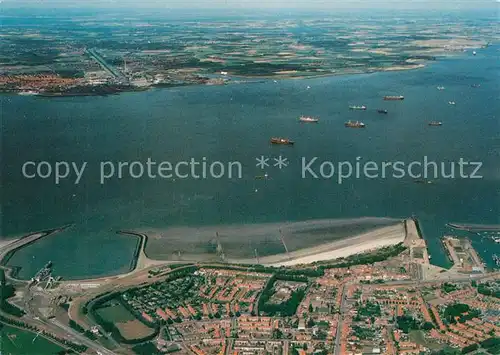 AK / Ansichtskarte Vlissingen Monding Westerscheide Fliegeraufnahme Vlissingen