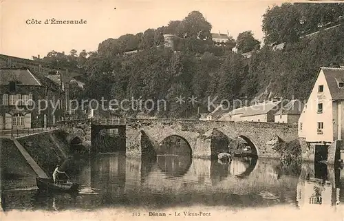 AK / Ansichtskarte Dinan Le Vieux Pont Dinan