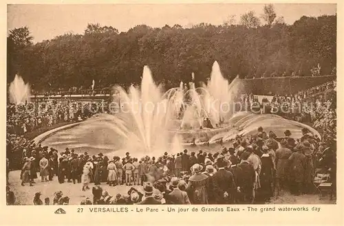 AK / Ansichtskarte Versailles_Yvelines Parc Grandes Eaux Versailles_Yvelines