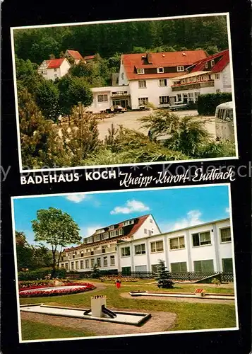 AK / Ansichtskarte Endbach_Gladenbach Badehaus Koch Minigolf Endbach_Gladenbach