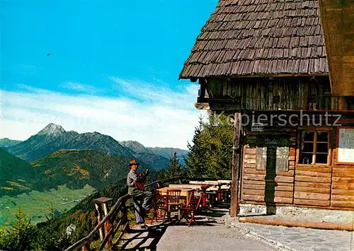 AK / Ansichtskarte Jadersdorf Gasthof Pension Kohlroeslhuette Fernsicht Alpenpanorama Jadersdorf