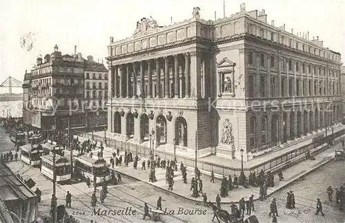 AK / Ansichtskarte Marseille_Bouches du Rhone La Bourse Marseille