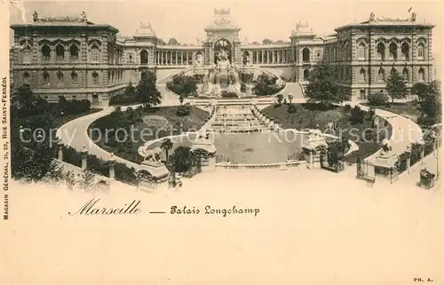 AK / Ansichtskarte Marseille_Bouches du Rhone Palais Longchamp Marseille