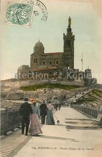 AK / Ansichtskarte Marseille_Bouches du Rhone Notre Dame de la Garde Marseille