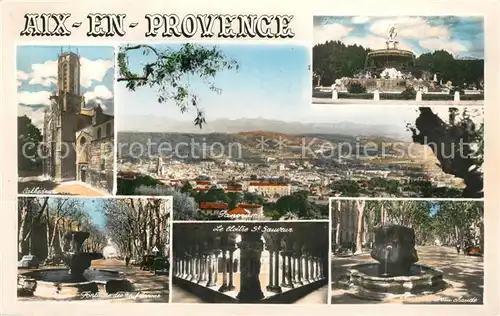 AK / Ansichtskarte Aix en Provence Cloutre St. Sauveurs Aix en Provence