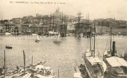 AK / Ansichtskarte Marseille_Bouches du Rhone Port Segelschiffe Marseille