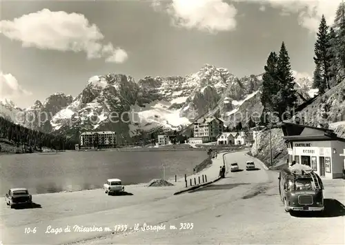 AK / Ansichtskarte Lago_di_Misurina Sorapis Lago_di_Misurina