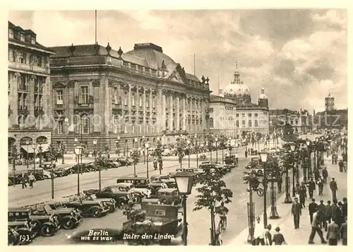 AK / Ansichtskarte Berlin Unter den Linden Berlin