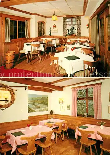 AK / Ansichtskarte Steinach_Baden Hotel Schwarzer Adler Gastraeume Steinach_Baden