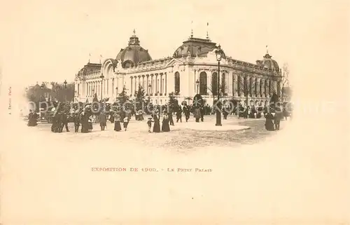 AK / Ansichtskarte Exposition_Universelle_Paris_1900 Petit Palais 