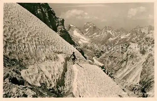 AK / Ansichtskarte Bergsteigen_Klettern Heilbronnerweg Hohes Licht  