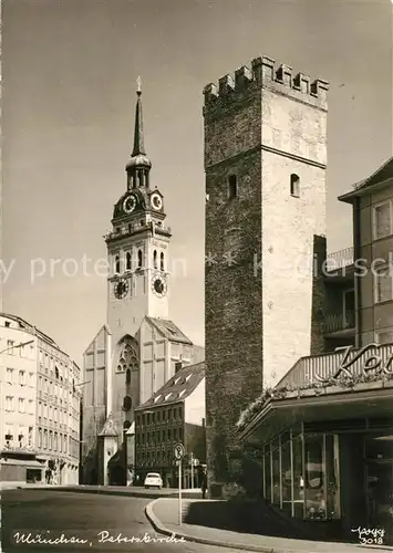 AK / Ansichtskarte Foto_Popp_Nr. 3018 M?nchen Peterskirche Foto_Popp_Nr.