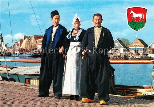 AK / Ansichtskarte Trachten_Holland Volendam 