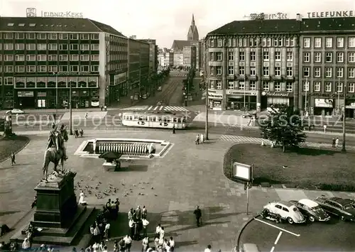 AK / Ansichtskarte Strassenbahn Hannover Bahnhofstrasse  