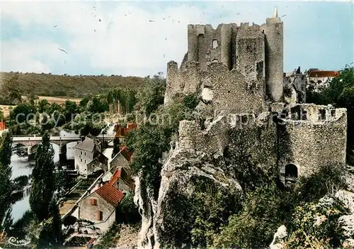 AK / Ansichtskarte Angles sur l_Anglin Ruines du Chateau fendal Angles sur l_Anglin