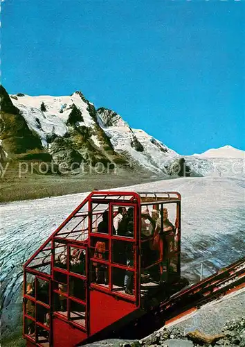 AK / Ansichtskarte Zahnradbahn Gletscherbahn Pasterzengletscher Grossglockner  