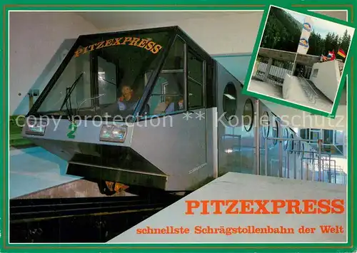 AK / Ansichtskarte Zahnradbahn Schr?gstollenbahn Pitzexpress   