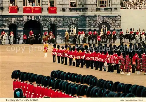 AK / Ansichtskarte Leibgarde_Wache Trooping the Colour London 