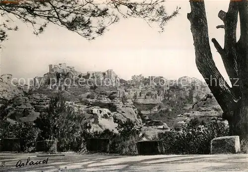 AK / Ansichtskarte Les_Baux de Provence Vue prise de la route de Saint Remy Les_Baux de Provence