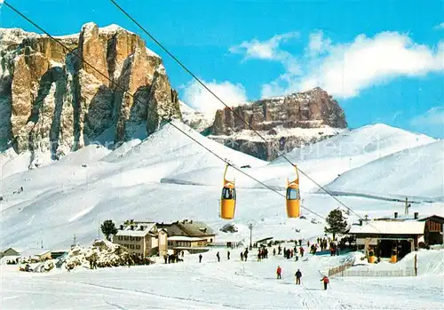 AK / Ansichtskarte Dolomiten Sellajoch Berghaus Sella Tuerme Dolomiten