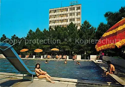 AK / Ansichtskarte Lido_degli_Scacchi Hotel Alfiere Freibad Lido_degli_Scacchi