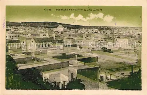 AK / Ansichtskarte Tunis Panorama Quartier de Sidi Mahrez Tunis