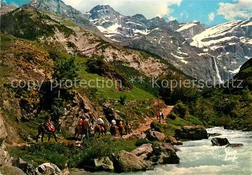 AK / Ansichtskarte Gavarnie_Hautes Pyrenees Grande Cascade Gavarnie Hautes Pyrenees