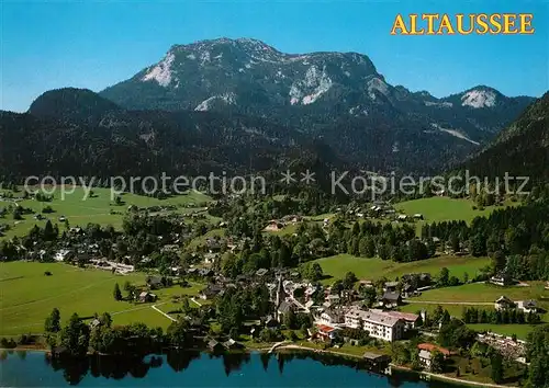 AK / Ansichtskarte Altaussee Fliegeraufnahme mit Sandling Altaussee