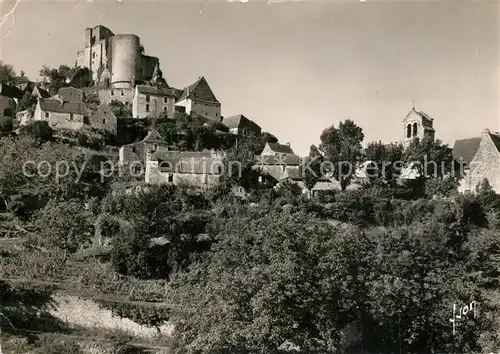 AK / Ansichtskarte Castelnaud la Chapelle Vue generale et ruines du Chateau Castelnaud la Chapelle