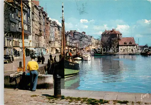 AK / Ansichtskarte Honfleur Bassin de Ouert Sainte Catherine Honfleur