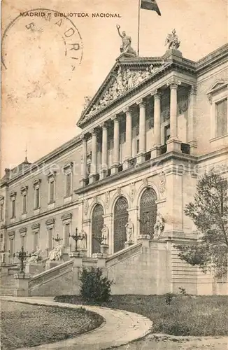 Madrid_Spain Biblioteca nacional Madrid Spain