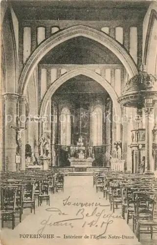 Poperinghe Interieur de l Eglise Notre Dame Poperinghe